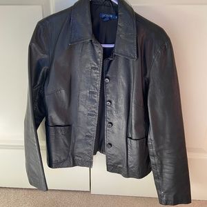 J Crew Leather Jacket